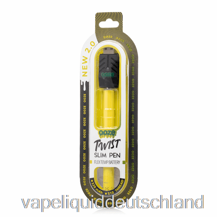 Ooze Slim Twist Pen 2.0 Flex-Temp-Akku Mellow Yellow Vape Deutschland